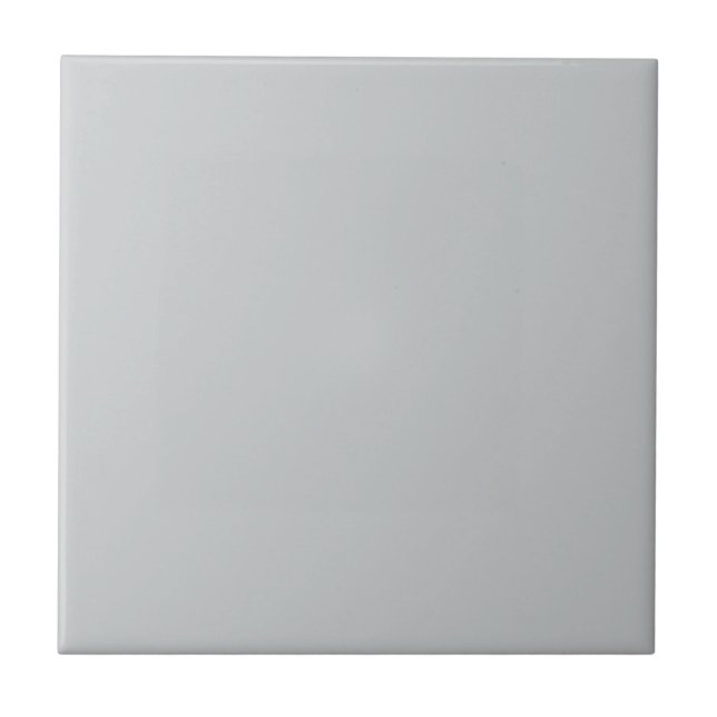 Shadowy Evening Gray Square Kitchen and Bathroom Ceramic Tile (Front)