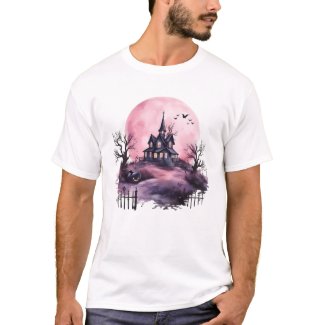 Shadowy Retreat: Halloween Decor & Art T-Shirt