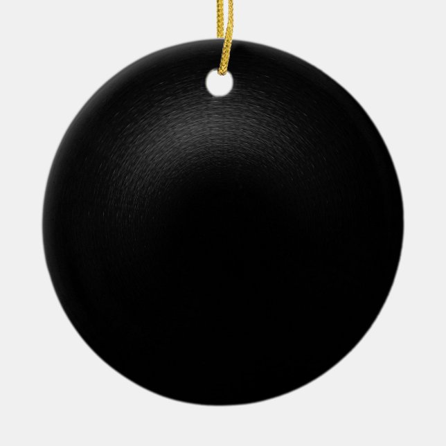 Shady Black - Create Your Own Ceramic Ornament (Front)