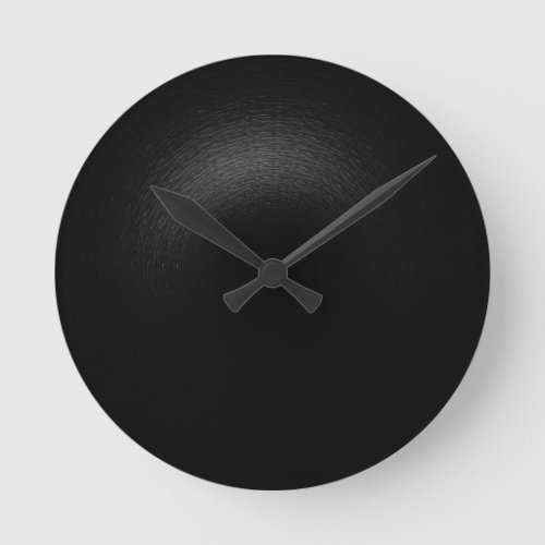 Shady Black _ Create Your Own Round Clock