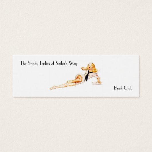 Shady Lady Sailor Bookmark (Front)