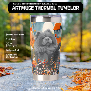 SHADY LADY the BLUE CHOW Insulated Tumbler
