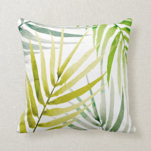 Shady Palms Throw Pillow