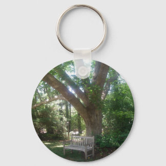 Shady Park Bench Keychain