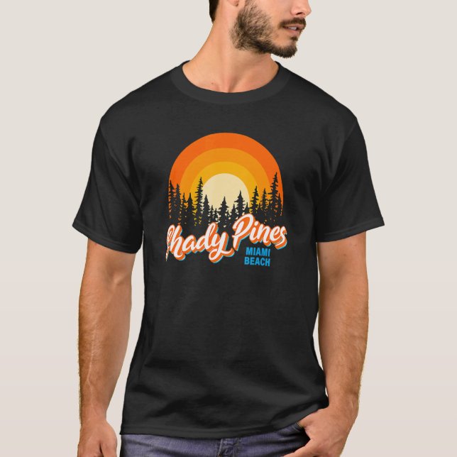 Shady Pines  Happy Summertime T-Shirt (Front)