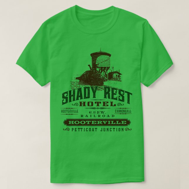 Shady Rest Hotel T-Shirt (Design Front)