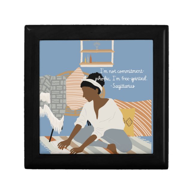 Shady Sagittarius Quotes Gift Box (Front)