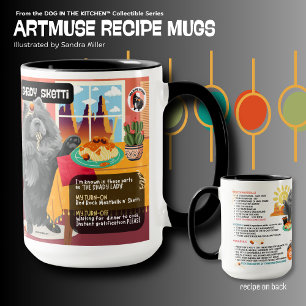SHADY SKETTI Chow Art Muse Recipe Mug