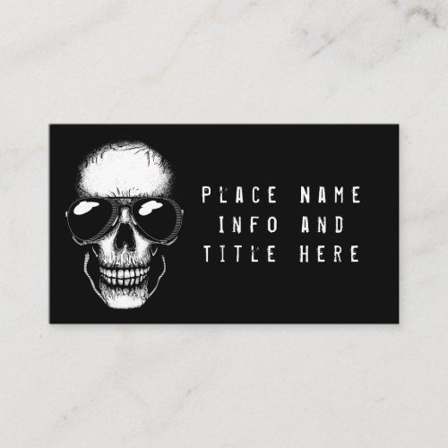 Shady Skull Business Card