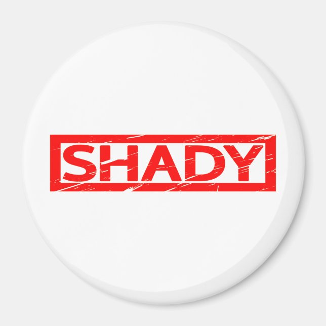 Shady Stamp Magnet (Front)