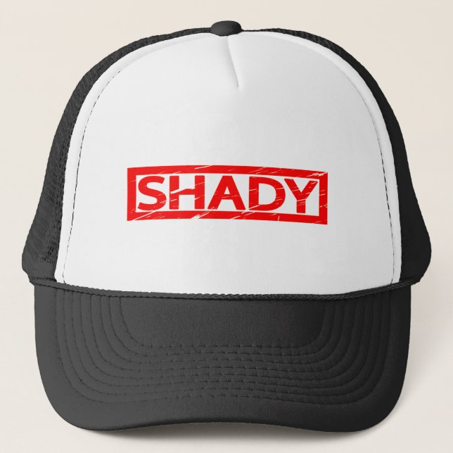 Shady Stamp Trucker Hat (Front)