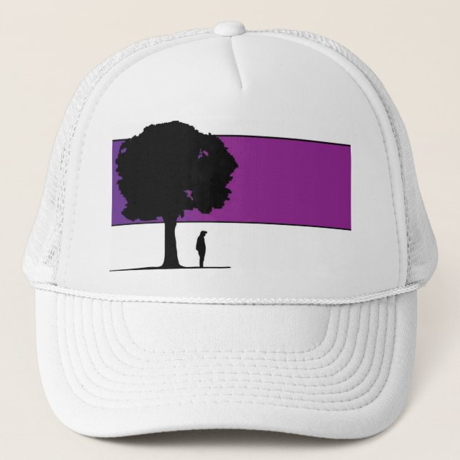 shady tree trucker hat (Front)