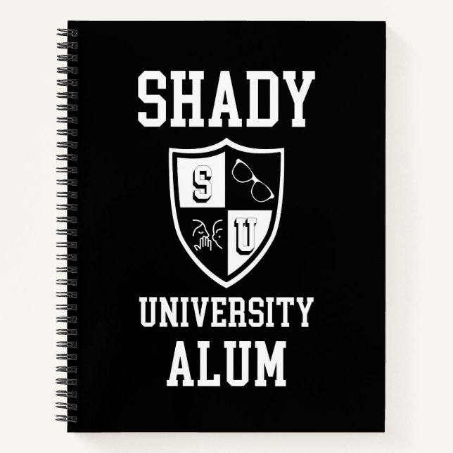 Shady University Alum grad personalized sarcastic Notebook (Front)