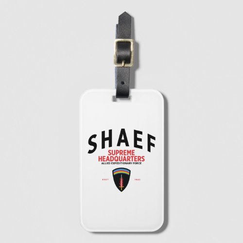 SHAEF Supreme Headquarters Luggage Tag