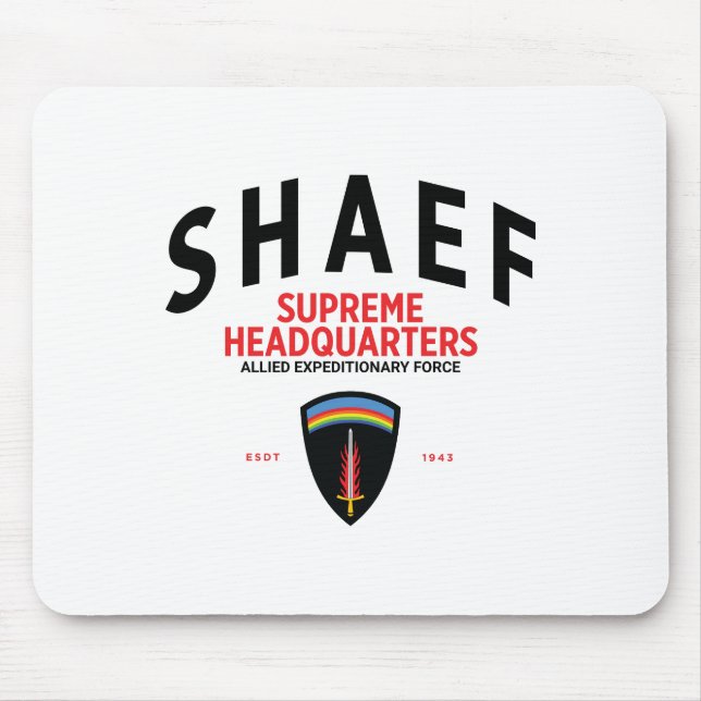SHAEF Supreme Headquarters Mouse Pad (Front)
