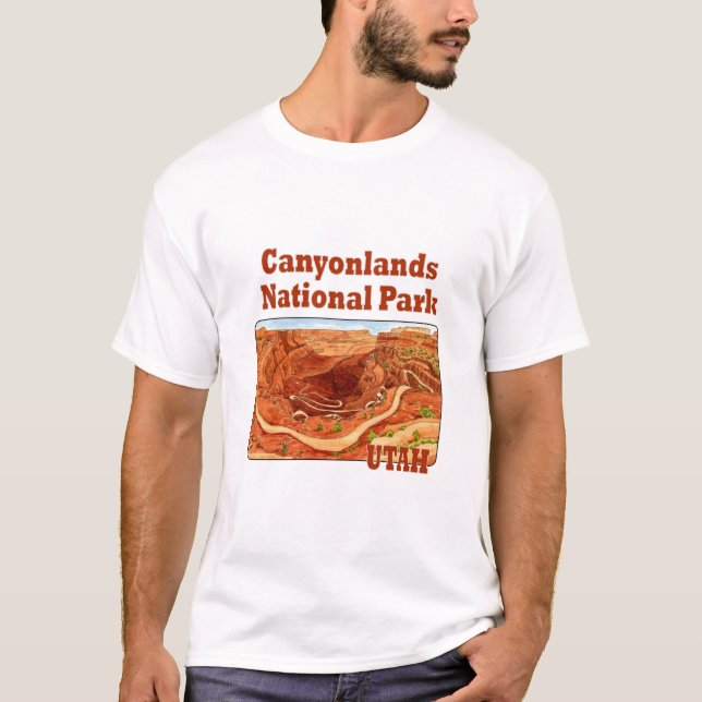 Shafer Trail, Canyonlands National Park, Utah T-Shirt (Front)