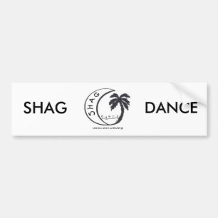 SHAG DANCE BUMPER STICKER