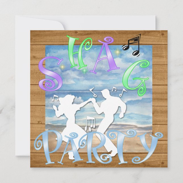 Shag - Dance Party Invitation (Front)
