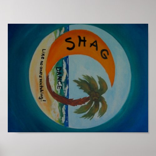 Shag Dance Poster Color
