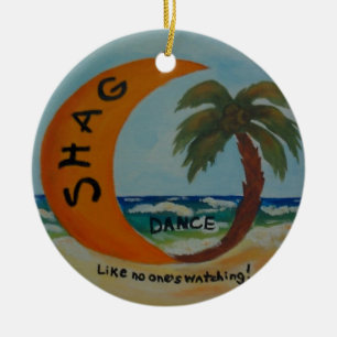 SHAG Like no one's watching! Ornament color