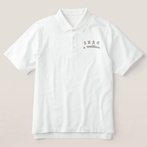 Shag Polo Shirt  Shag Golf  Shirt a tradition
