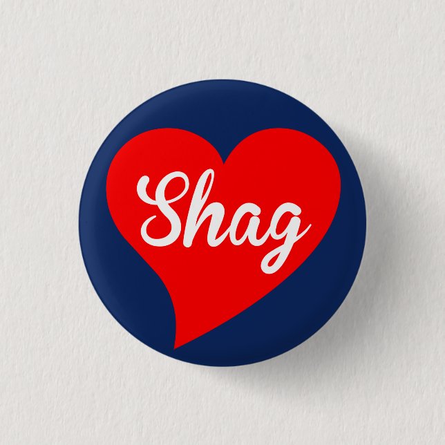 Shag Red Heart, Sailor Button (Front)