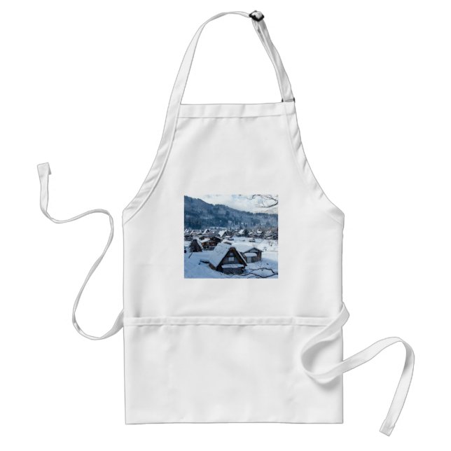 Shagawa River Valley Gifu Japan Adult Apron (Front)
