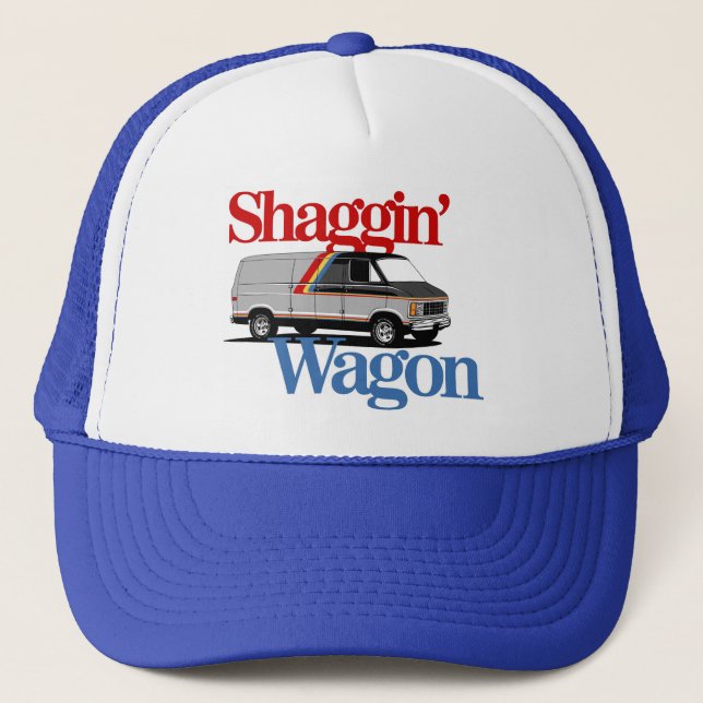 Shaggin' Wagon Trucker Hat (Front)