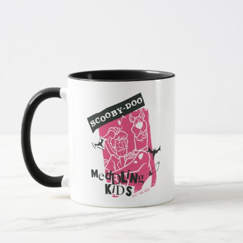 Shaggy and Scooby_Doo Meddling Kids Punk Outline Mug