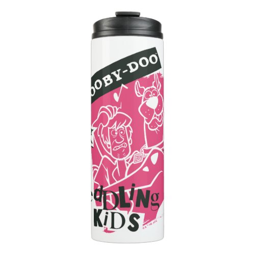 Shaggy and Scooby_Doo Meddling Kids Punk Outline Thermal Tumbler