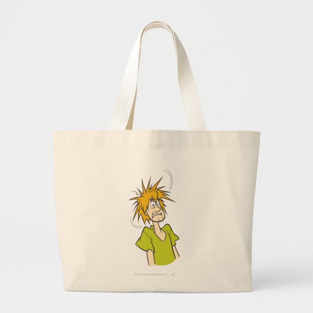 Shaggy Frightened Large Tote Bag (Front)