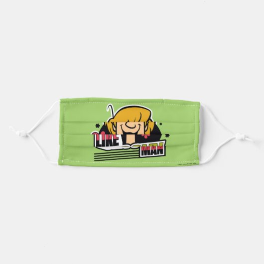 Shaggy "Like Groovy Man" Graphic Adult Cloth Face Mask (Front, Folded)