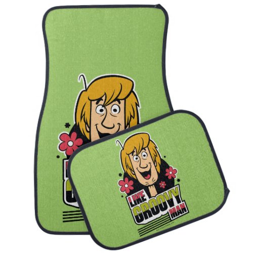 Shaggy Like Groovy Man Graphic Car Floor Mat