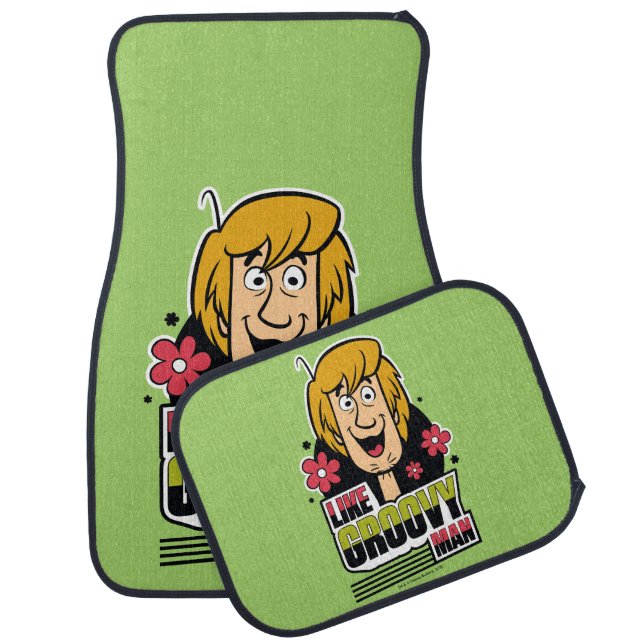 Shaggy "Like Groovy Man" Graphic Car Floor Mat (Set)