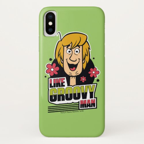 Shaggy Like Groovy Man Graphic iPhone X Case
