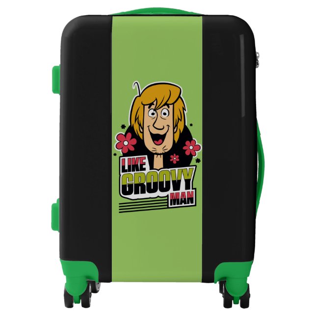 Shaggy "Like Groovy Man" Graphic Luggage (Front)