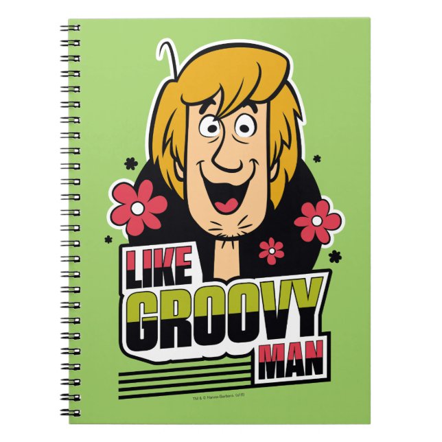 Shaggy "Like Groovy Man" Graphic Notebook (Front)