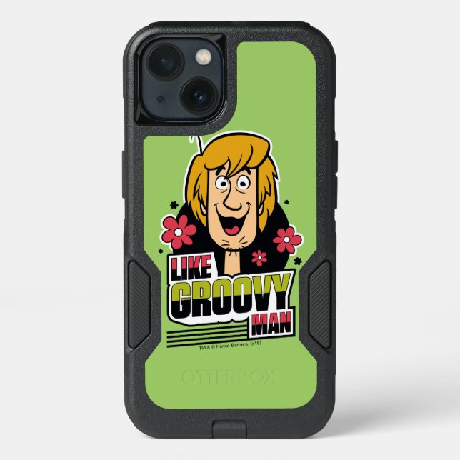 Shaggy "Like Groovy Man" Graphic Otterbox iPhone Case (Back)