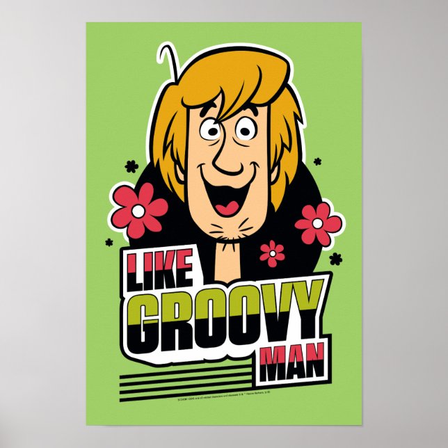Shaggy "Like Groovy Man" Graphic Poster (Front)