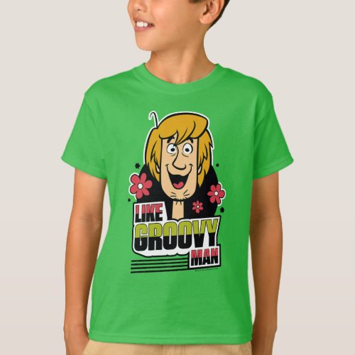 Shaggy Like Groovy Man Graphic T_Shirt