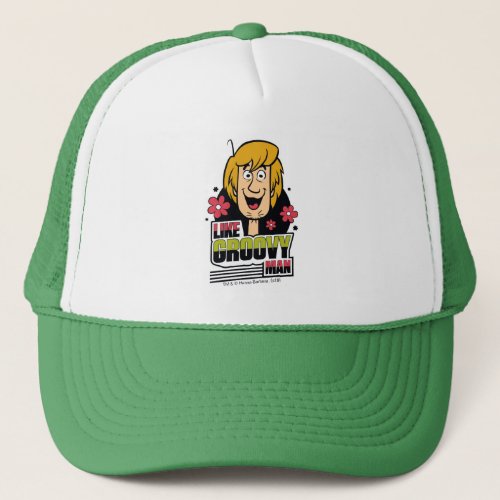 Shaggy Like Groovy Man Graphic Trucker Hat