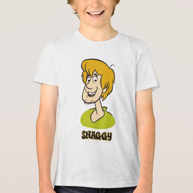 Shaggy Name Graphic Tri-Blend Shirt (Front)