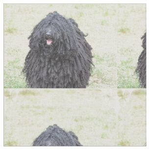 Shaggy Puli Dog Fabric