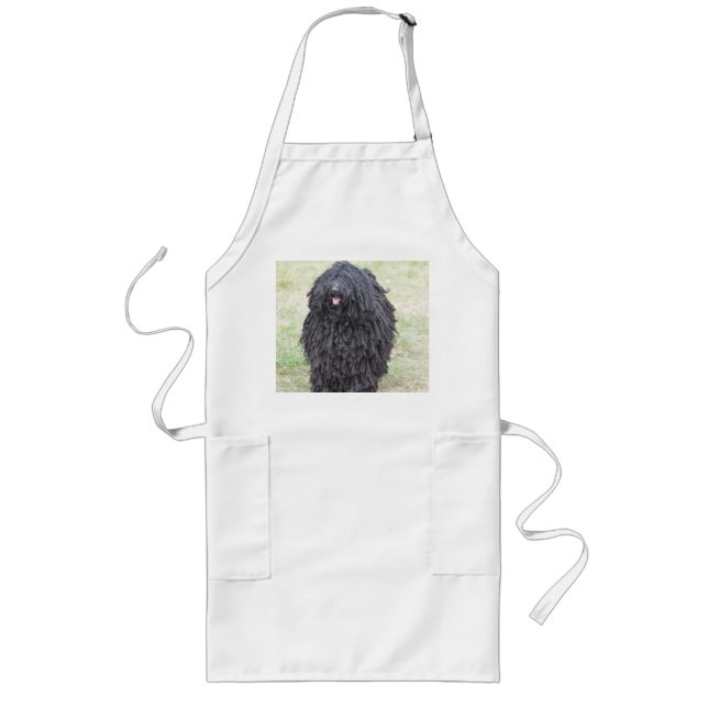 Shaggy Puli Dog Long Apron (Front)