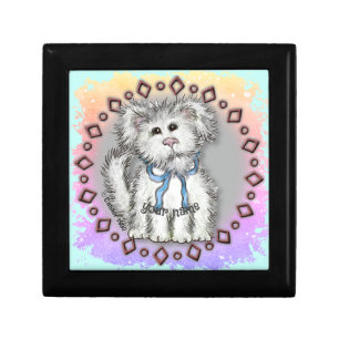 Shaggy Puppy Dog  Gift Box