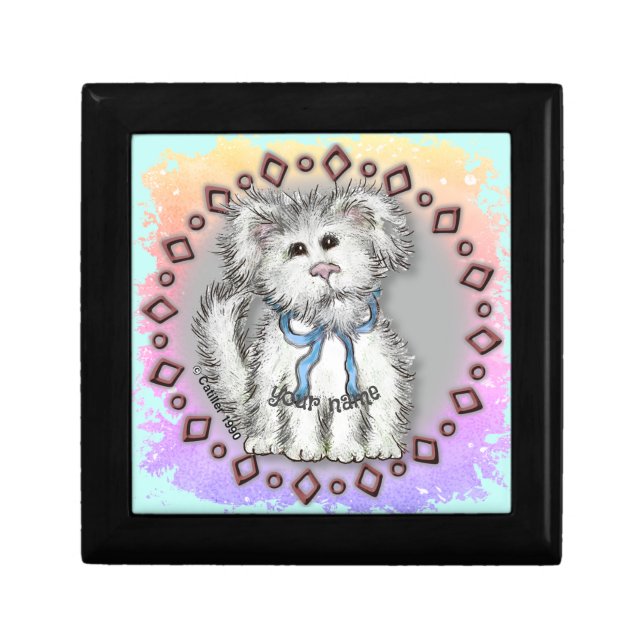 Shaggy Puppy Dog  Gift Box (Front)