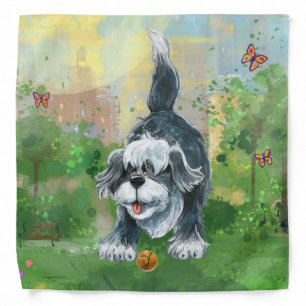 Shaggy Sheep Dog Bandana