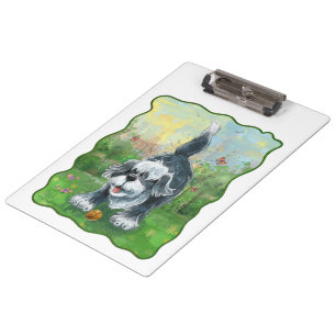 Shaggy Sheep Dog Clipboard