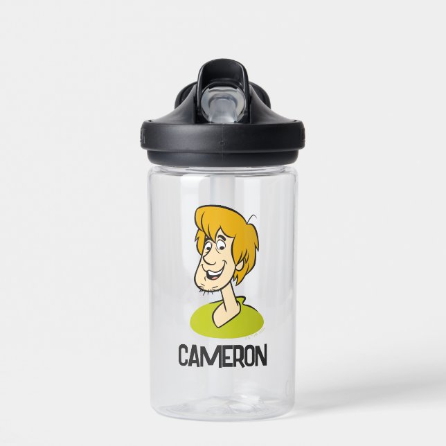 Shaggy Smiling  | Add Your Name Water Bottle (Front)