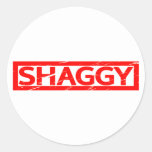 Shaggy Stamp Classic Round Sticker